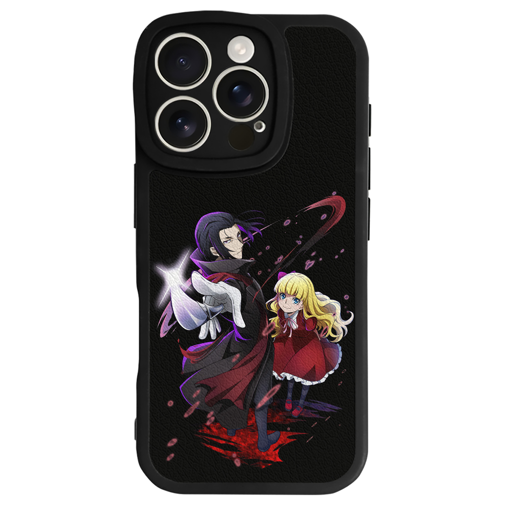 （画像用） 文豪ストレイドッグス Bungo Stray Dogs 【iPhone 16シリーズ対応】シリコンスマホケース（レザー調） 材質：シリコン